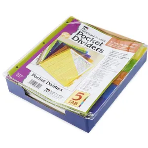 (12 Ea) 5 Tab Index Dividers With