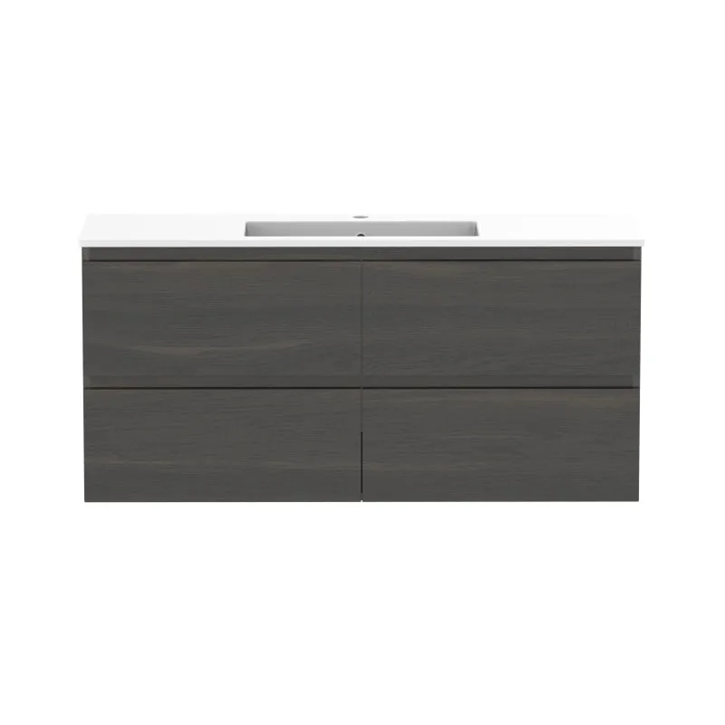 ADP Glacier Ensuite All-Drawer Twin Wall Hung Vanity & Moulded Top - Pro