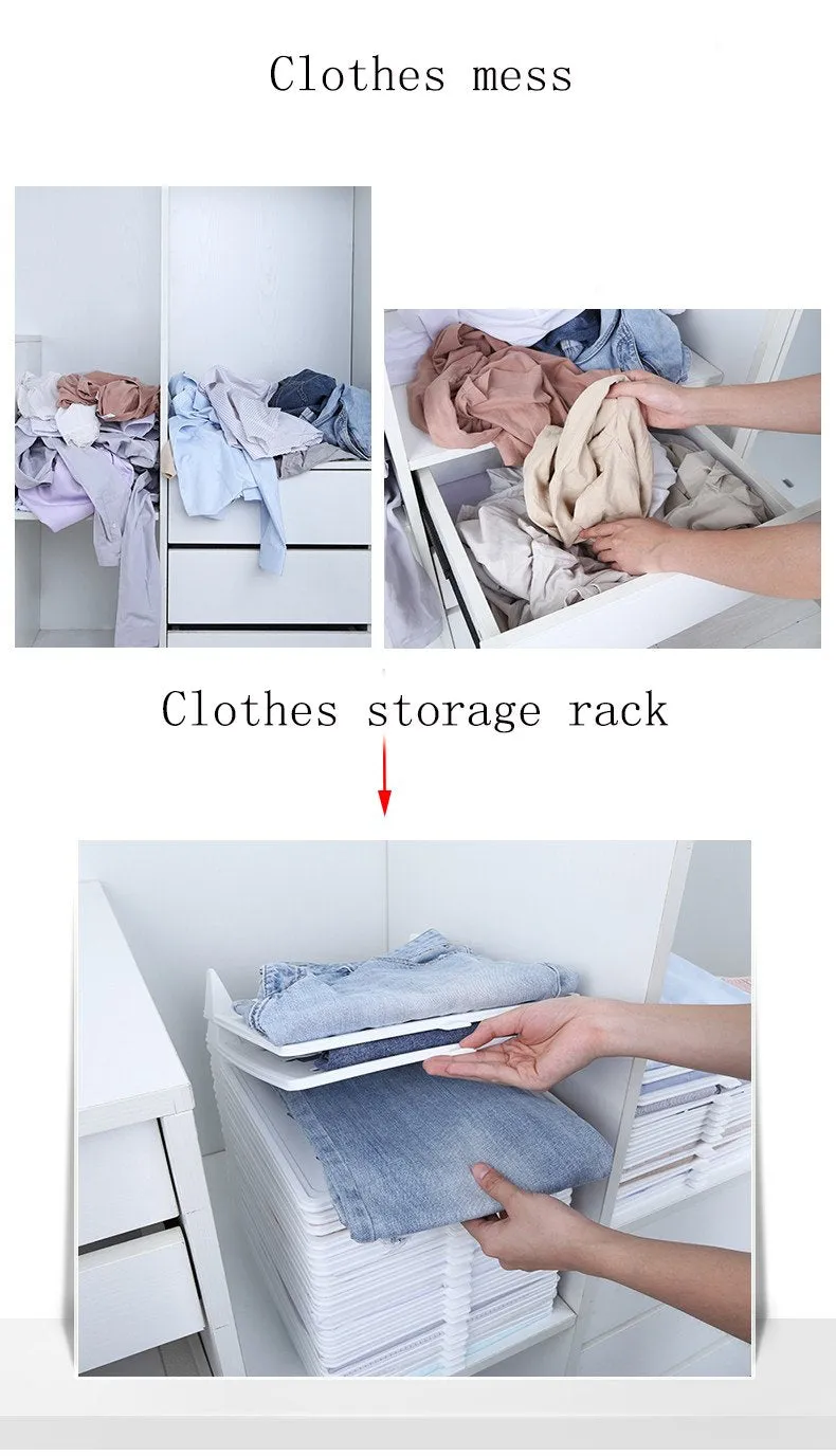 Anti-chaotic Folding Clothing Storage Board