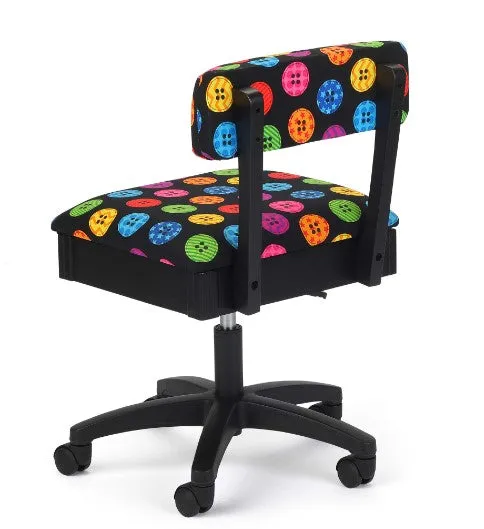 Arrow Adjustable Height Hydraulic Chair - Button