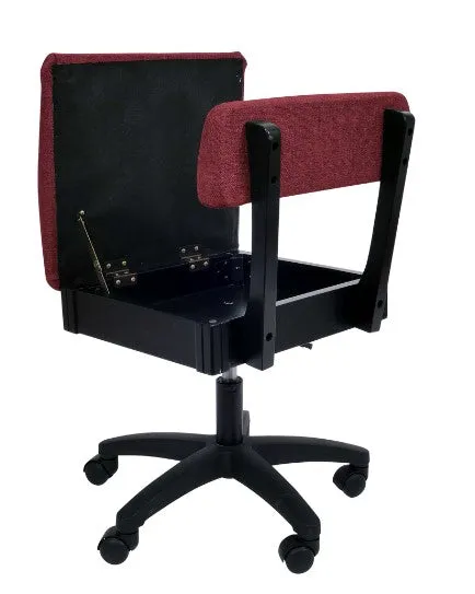 Arrow Adjustable Height Hydraulic  Chair - Crown Ruby