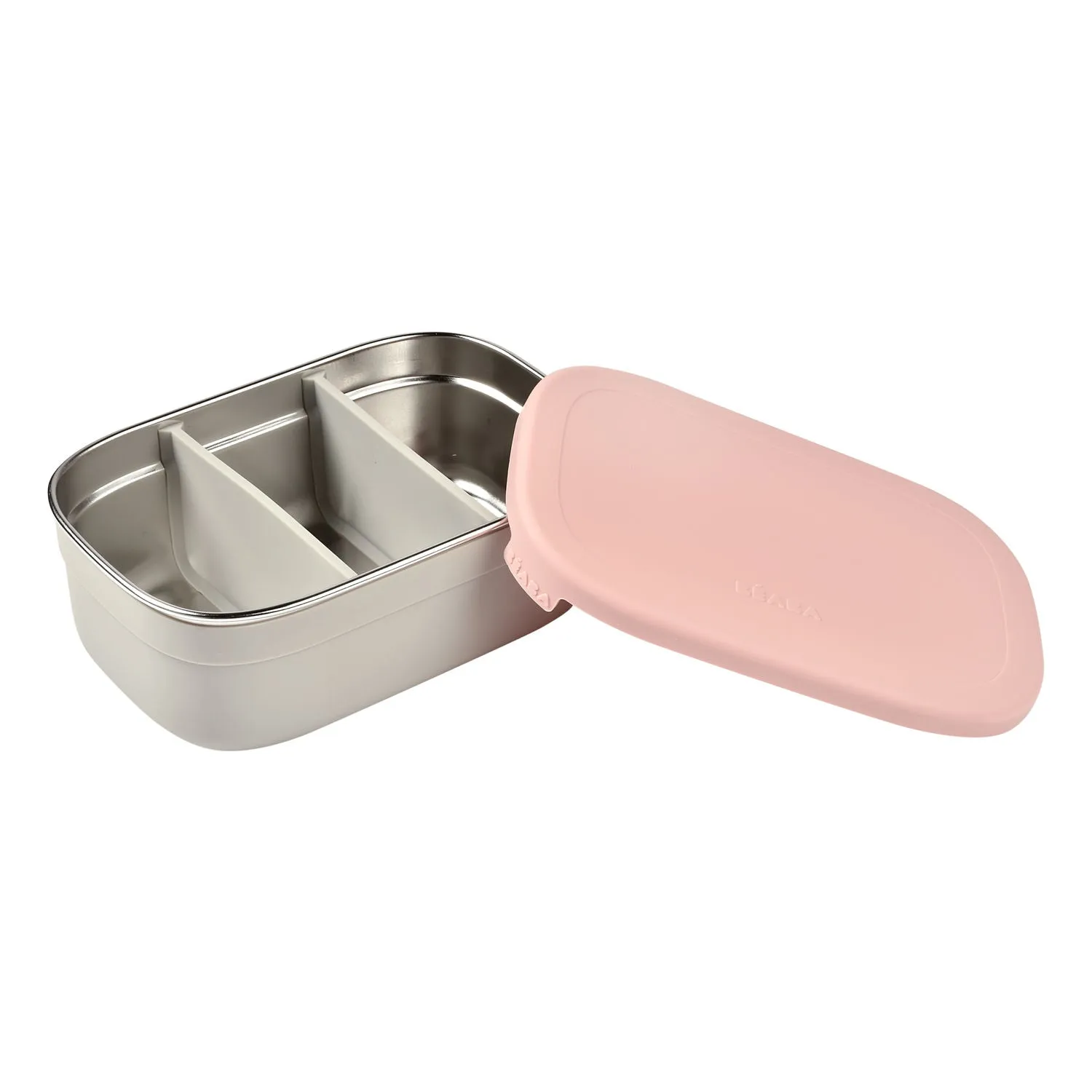 Beaba Stainless Steel Lunch Box - Dusty Rose