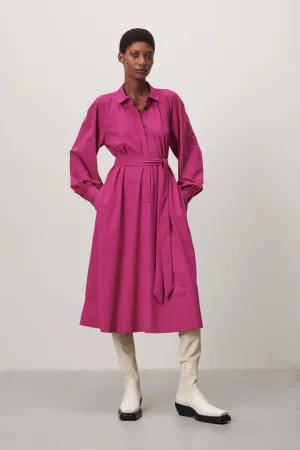 Carlen Dress Technical Jersey | Fuxia