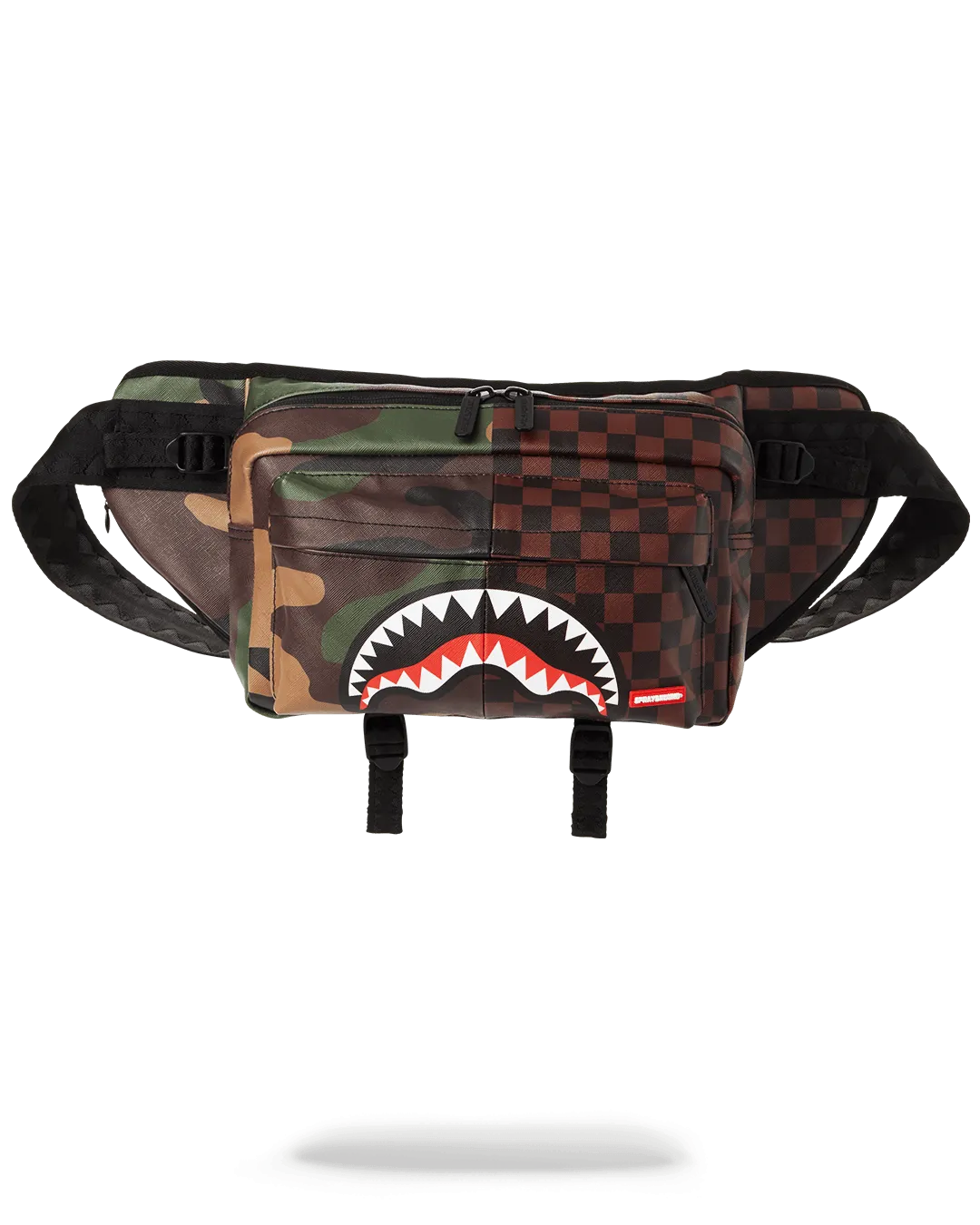 Checkered Camo Split Doubleside Crossbody