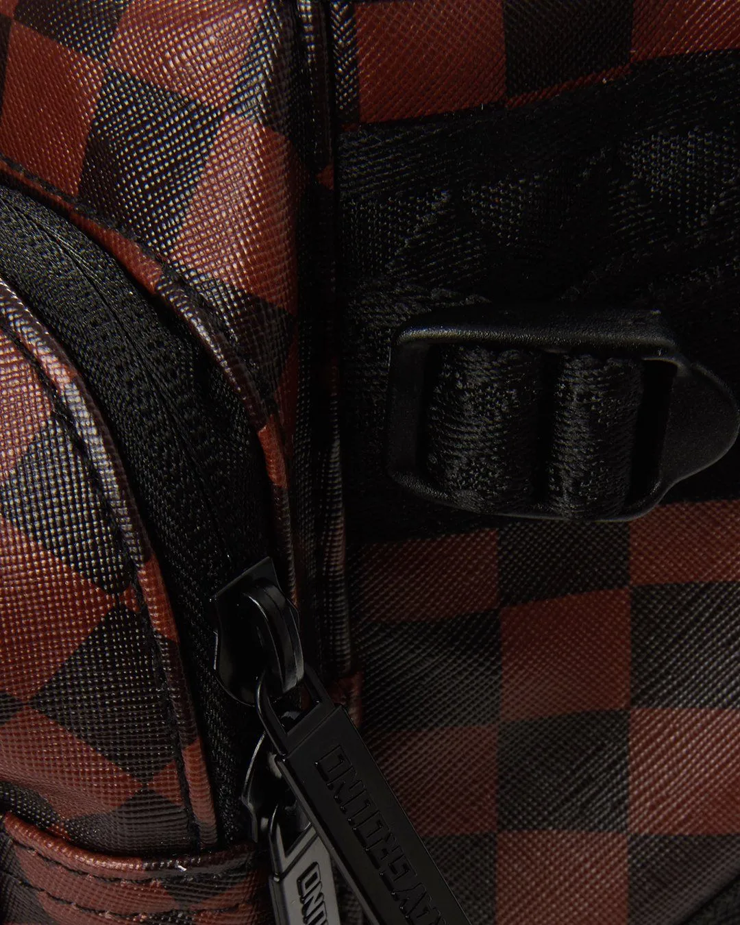 Checkered Camo Split Doubleside Crossbody