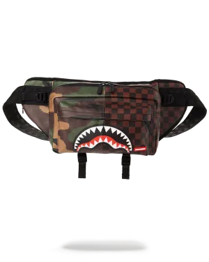 Checkered Camo Split Doubleside Crossbody