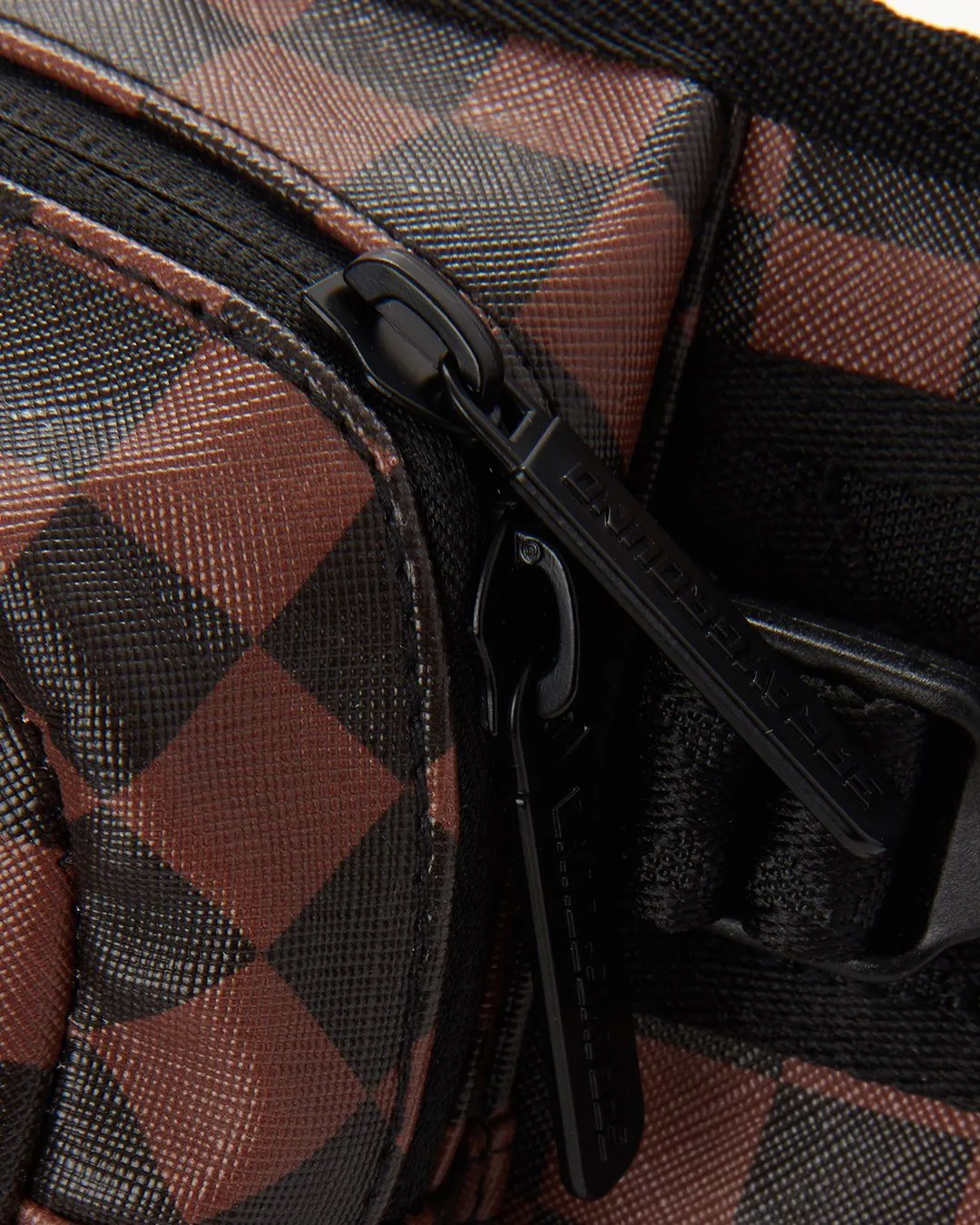 Checkered Camo Split Doubleside Crossbody