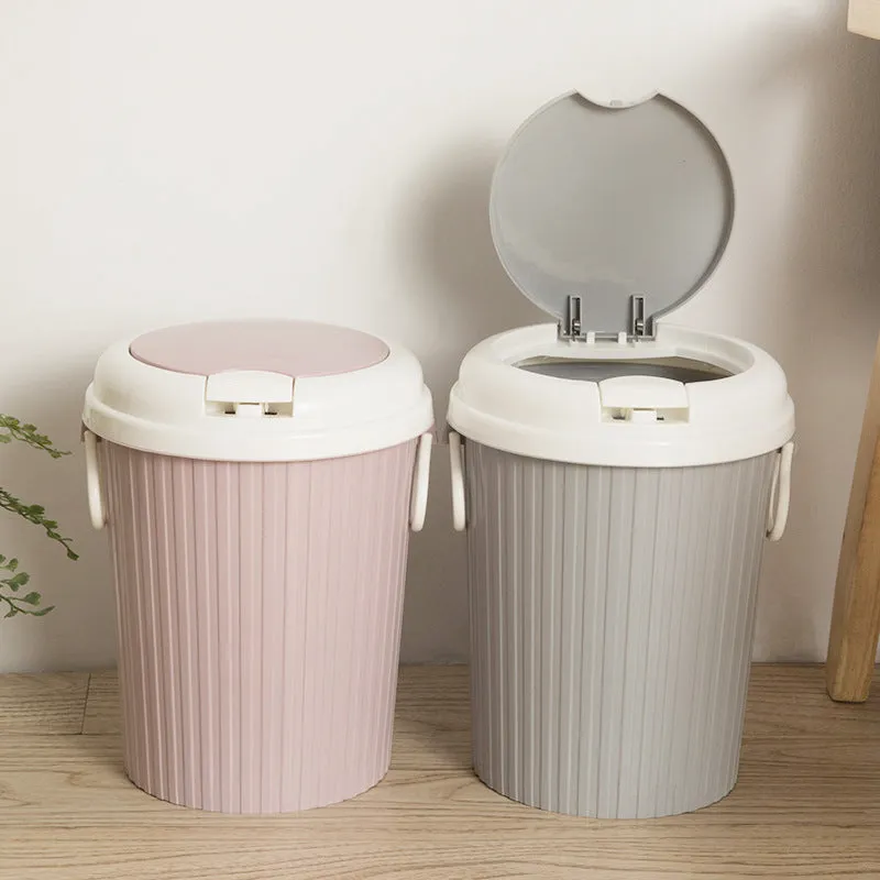 Clamshell trash can plastic trash can