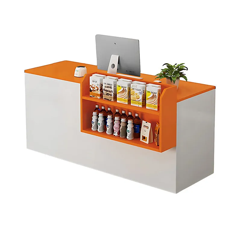 Compact and Modern Simple Counter Cashier Front Desk Reception Desk JDT-799