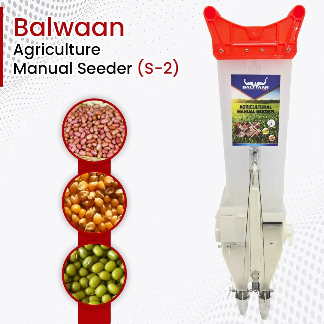 Double barrel Manual Seeder