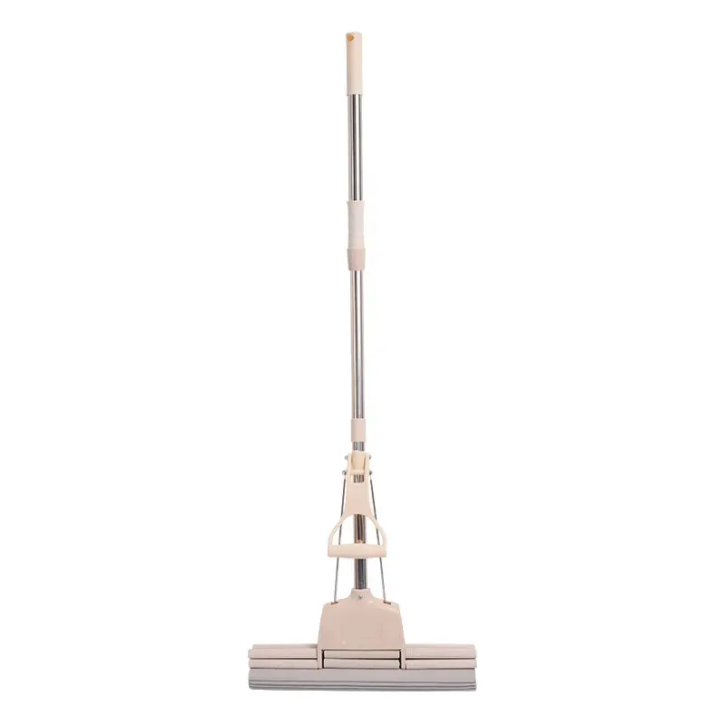 Dual Roller PVA Sponge Mop with Telescopic Handle – Super Absorbent Mop for Indoor Floor Cleaning