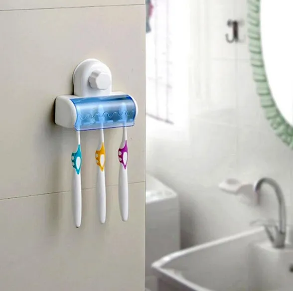 Dustproof toothbrush holder