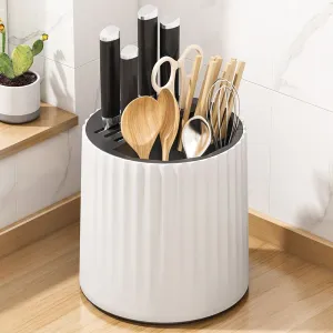 Easy Storage Cylinder Kitchen Silverware Holder