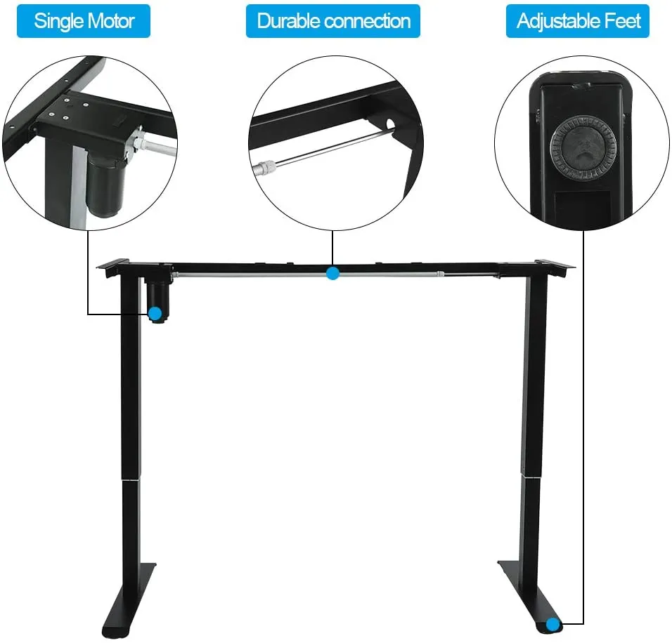 Electric Motor Adjustable Standing Desk-150cm