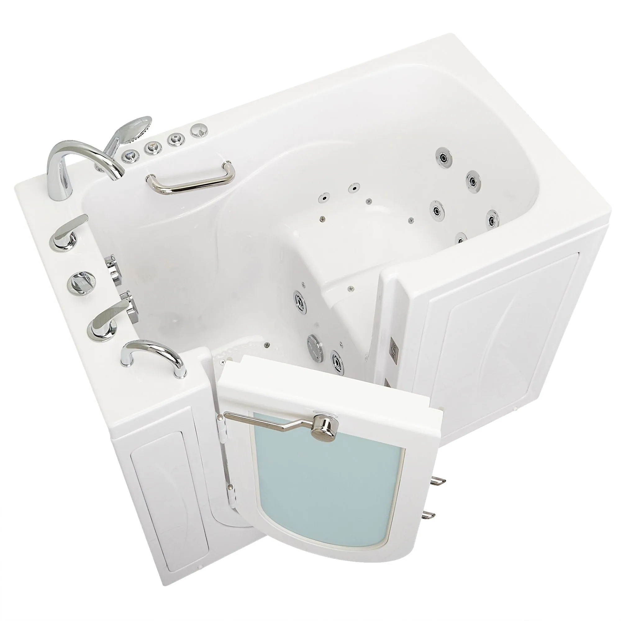 Ella's Bubbles Monaco Walk-In Bathtub - Acrylic, Outward Swing Door (32″W x 52″L)