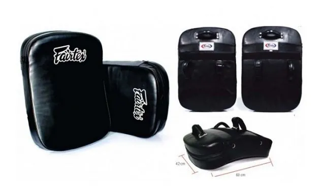 FAIRTEX VERSATILE FS3 MUAY THAI BOXING MMA KICK SHIELD PADS Size Free Right Hand Holder