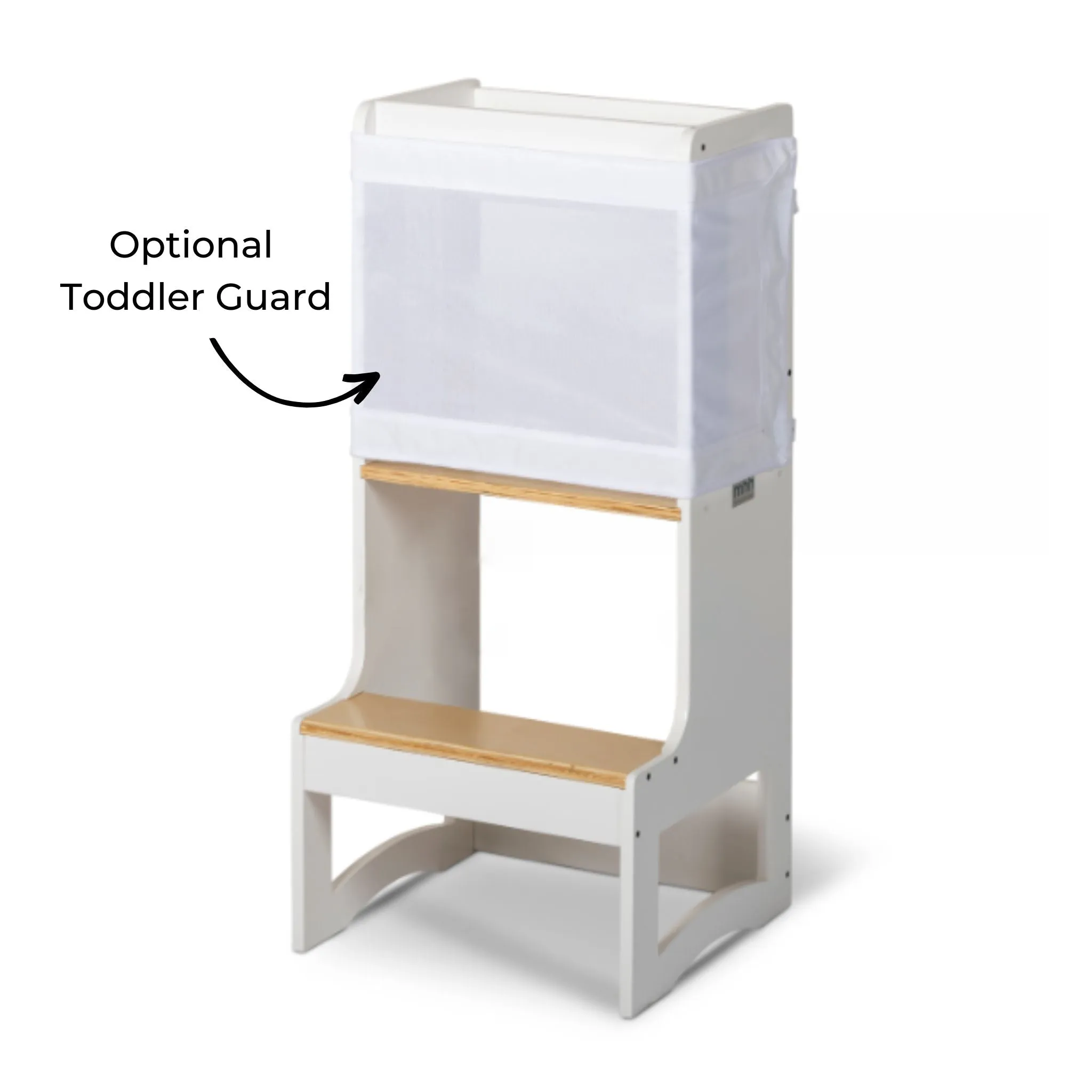 FISSO 2.0 - Slimline Learning Tower White & Varnish