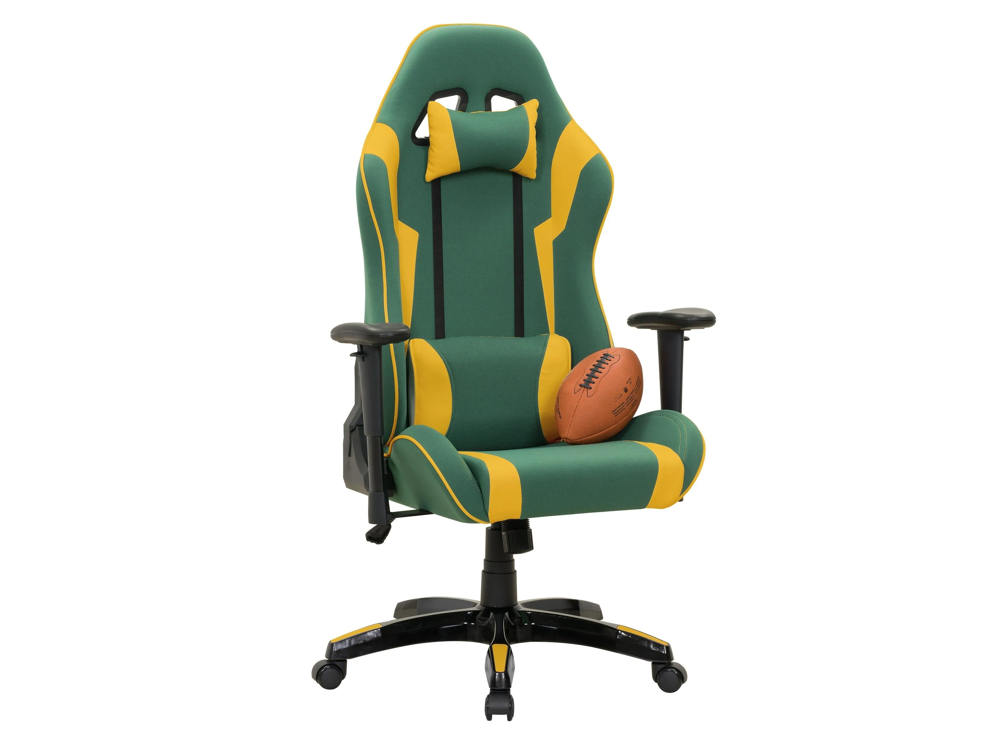 Green and Yellow Gaming Office Chair