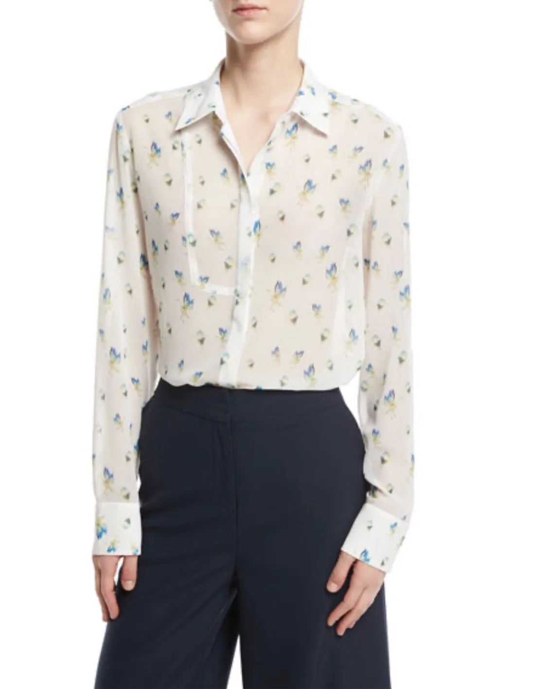 GREY JASON WU CRANE BLOUSE - S