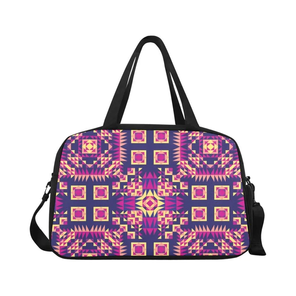 Kaleidoscope Bleu Fitness Handbag