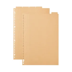 Kraft Paper Dividers for Binder