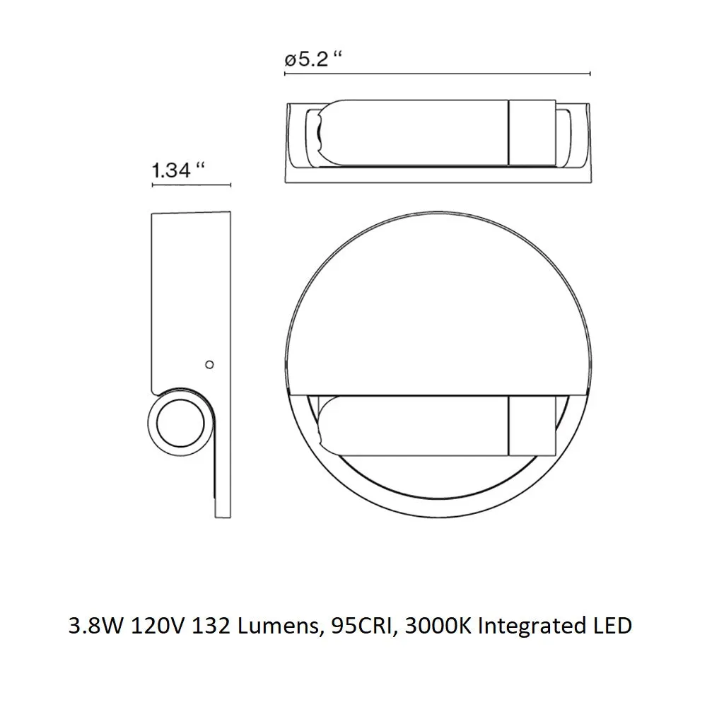 Ledtube R Wall Sconce