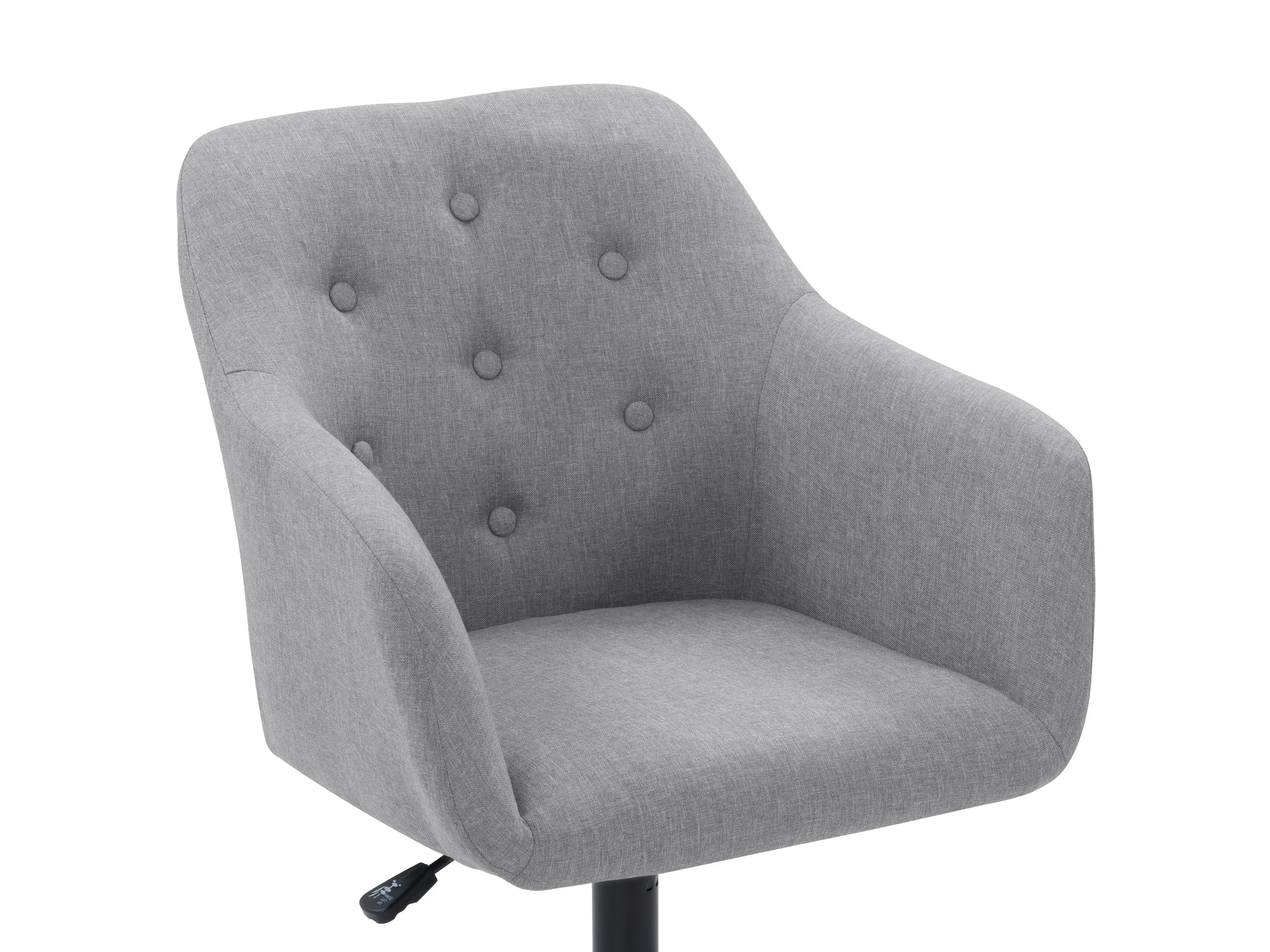 Light Grey Office Chair with Arms