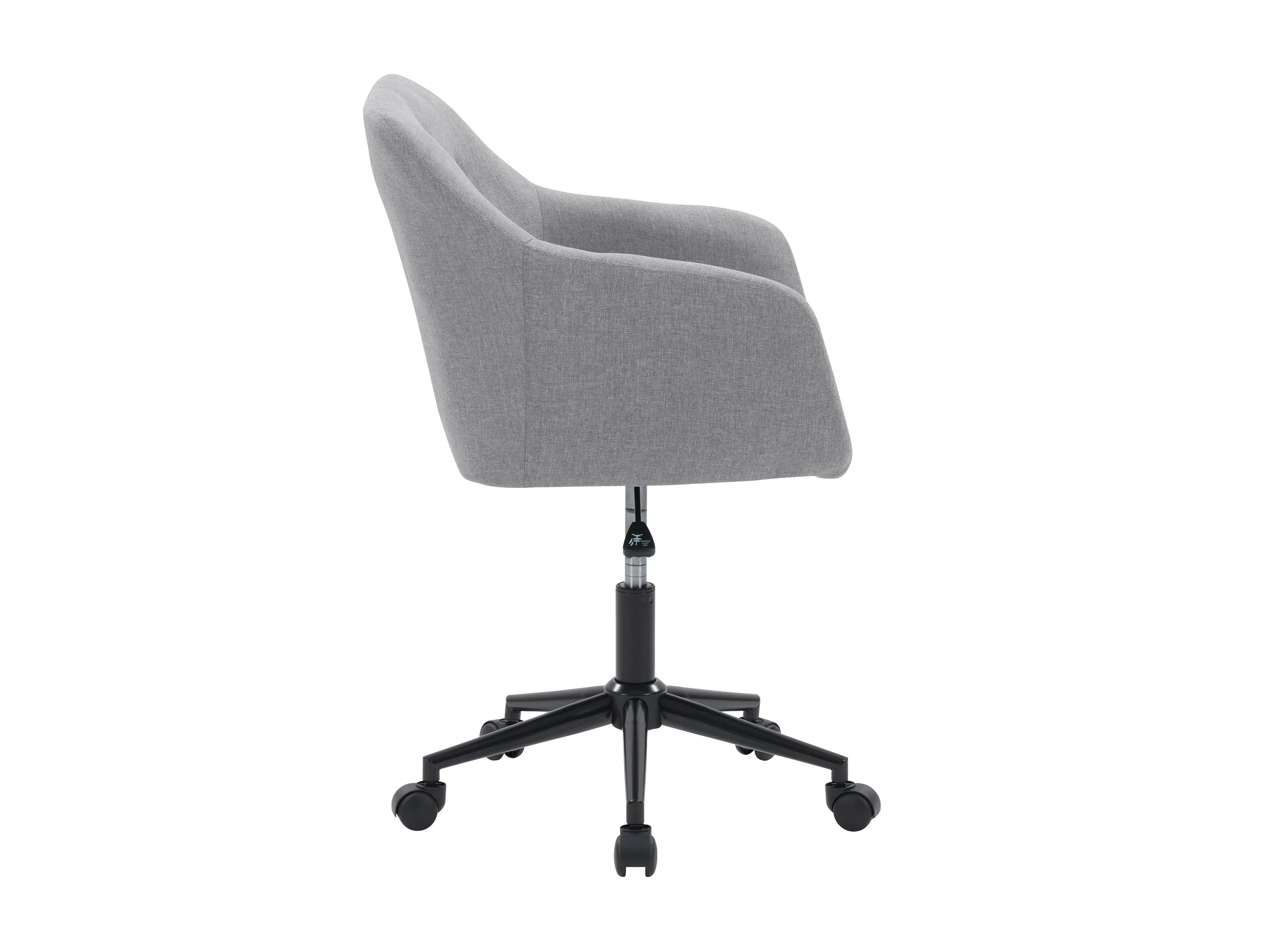 Light Grey Office Chair with Arms