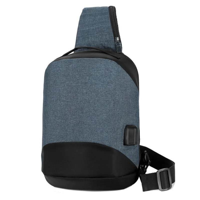 Lightweight Compact Sling Bag with USB Charging