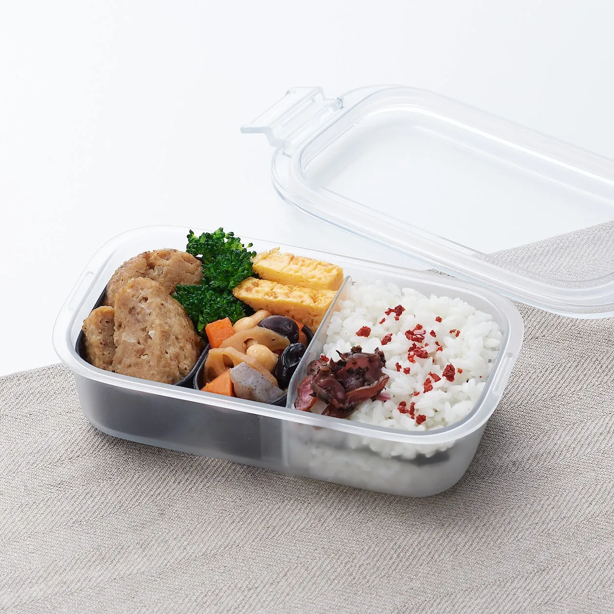 Lunch Box With Clasps (500ml)