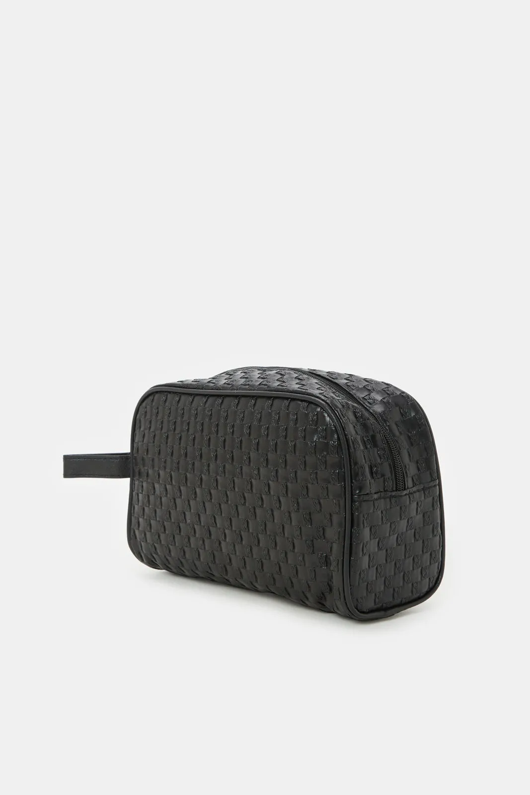 Men Black Solid Pouch