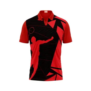 Next Print Customised Polo Neck Red Jersey NPTS93