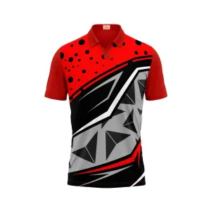 Next Print Customised Polo Neck Red Jersey NPTS98