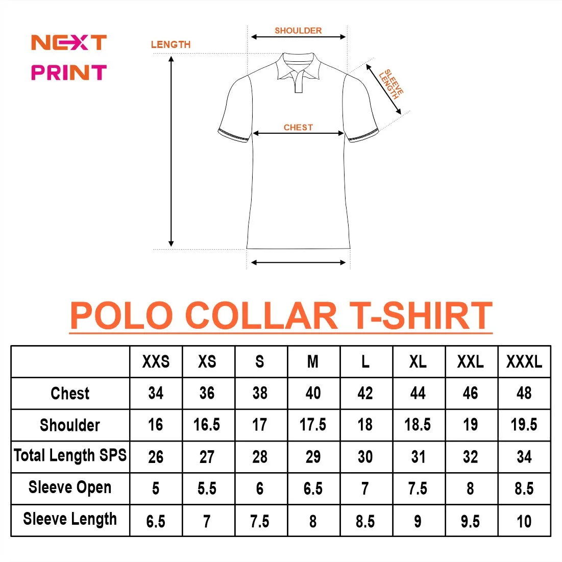 Next Print Customized Polo Neck Red Jersey NPTS05