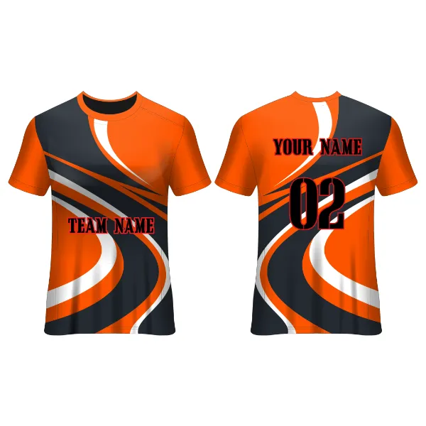 NEXT PRINT Customized Sublimation Printed T-Shirt Unisex Sports Jersey Player Name & Number, Team Name.2076679870