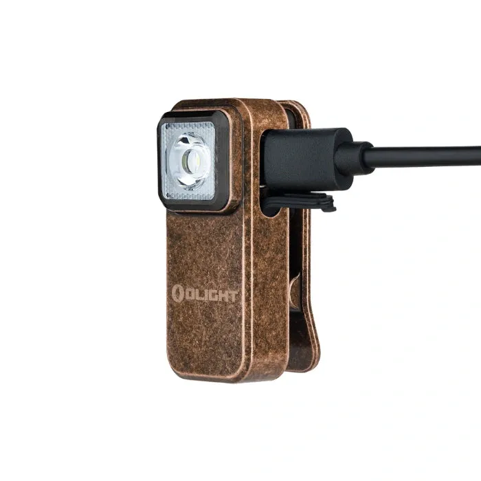 OLIGHT OCLIPCOPPER Oclip Clip Light with White and Red Light - Copper