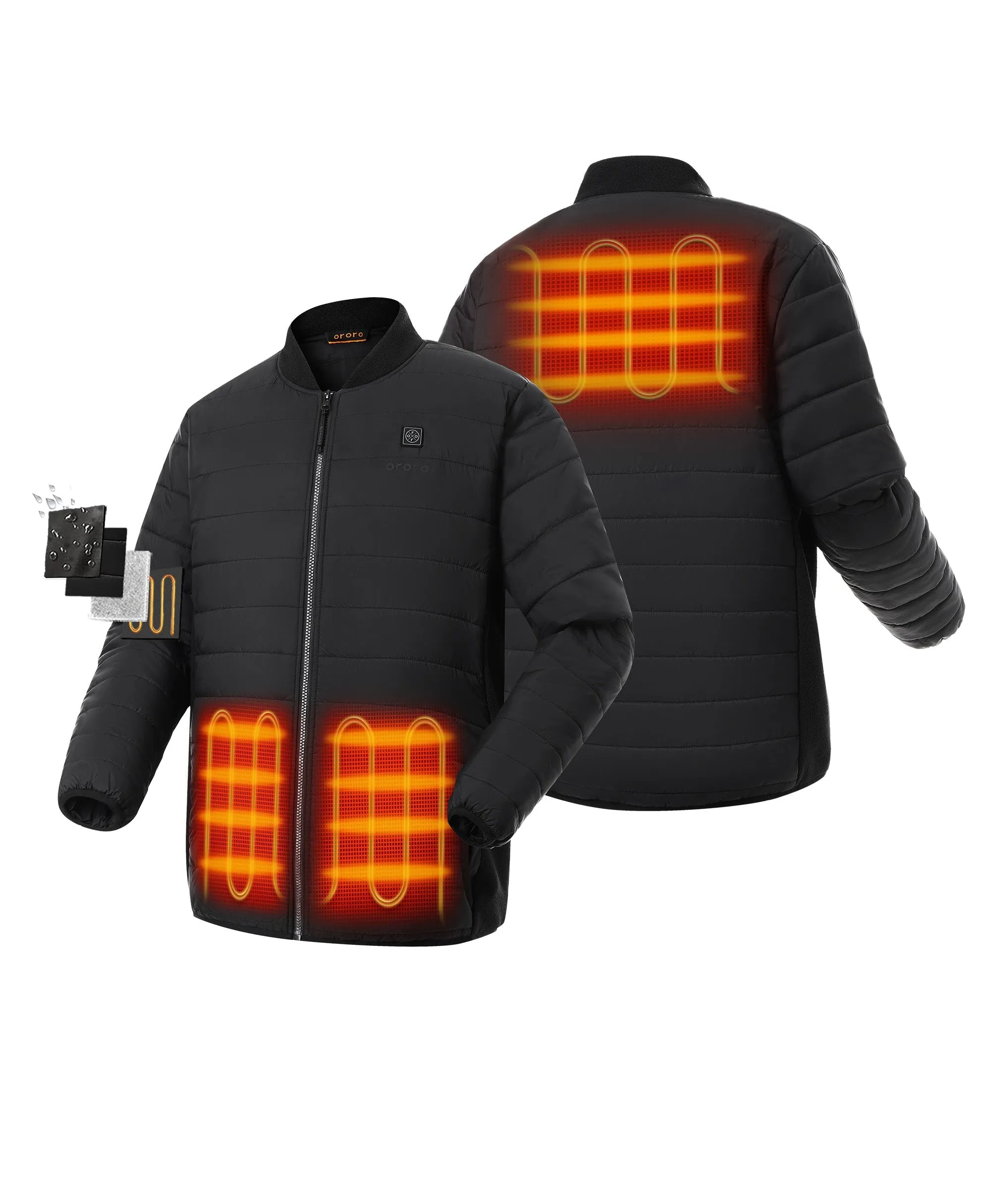 (Open-Box) PuffLyte™ Men's Heated Lightweight Jacket (Battery Set Not Included)