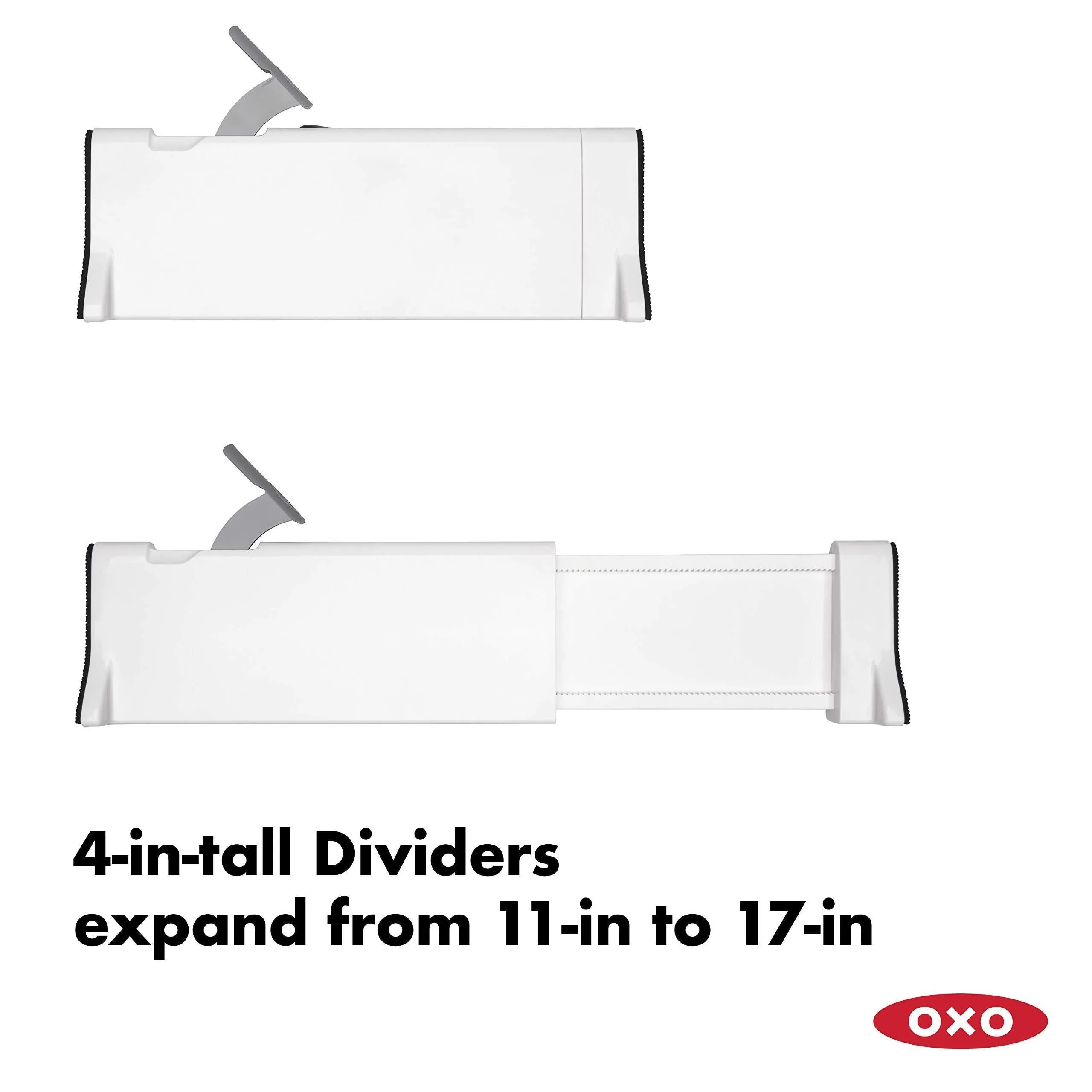 OXO Good Grips Expandable Dresser Drawer Divider - 2 Pack