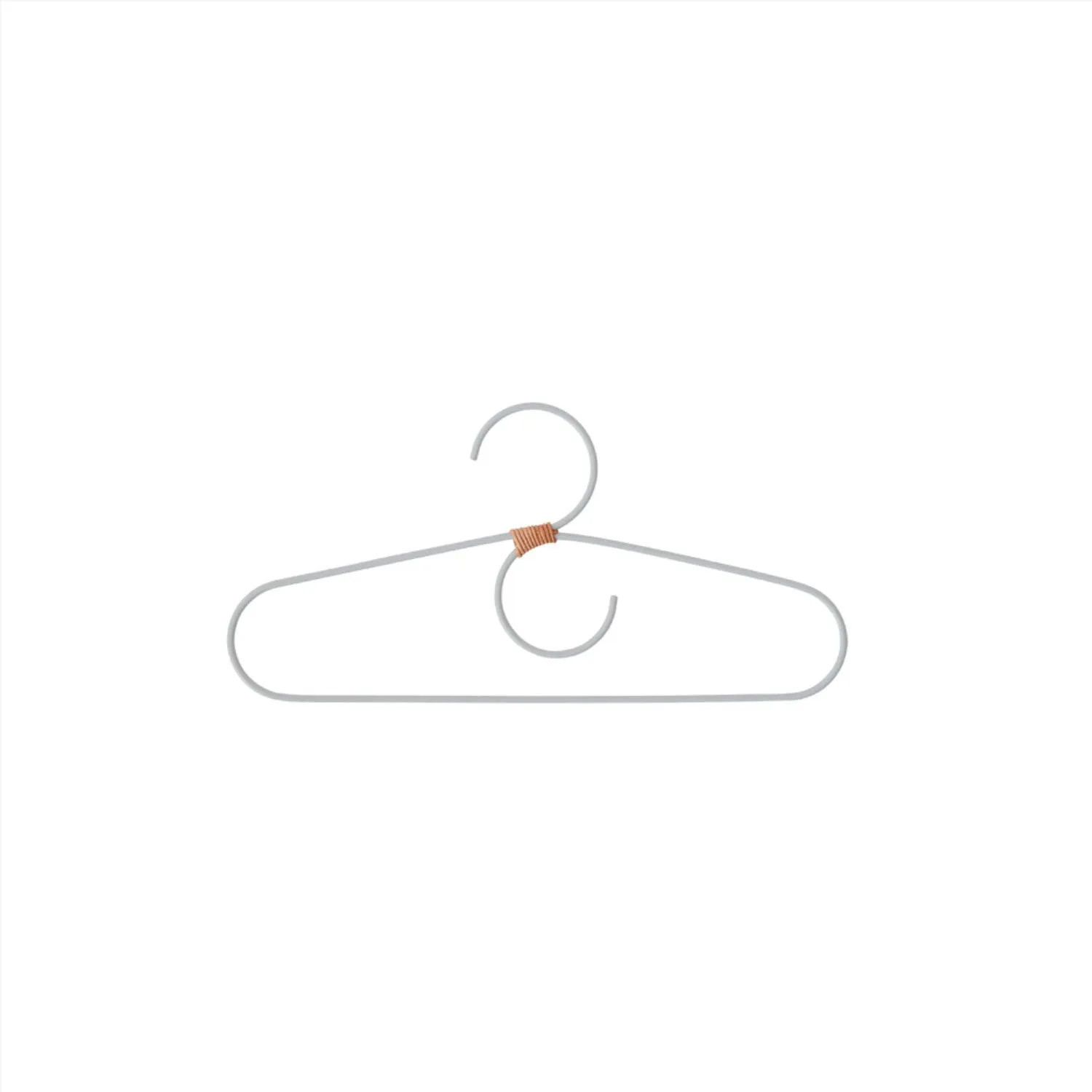 OYOY Dusty Blue Tiny Fuku Kids Hanger 2-pack