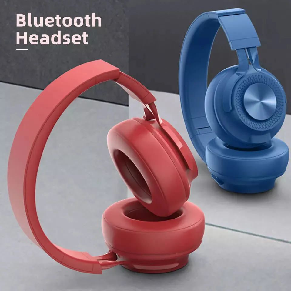 P1 Bluetooth Big Battery Stereo Headset Headphones with Wired/Wireless Modes