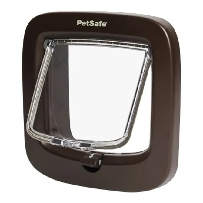 PetSafe Manual Locking Cat Flap Brown