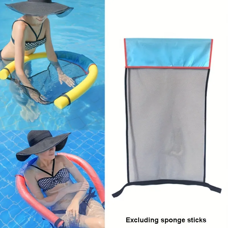 Pool Noodle Chair Float with Water Hammock Net for Lounge