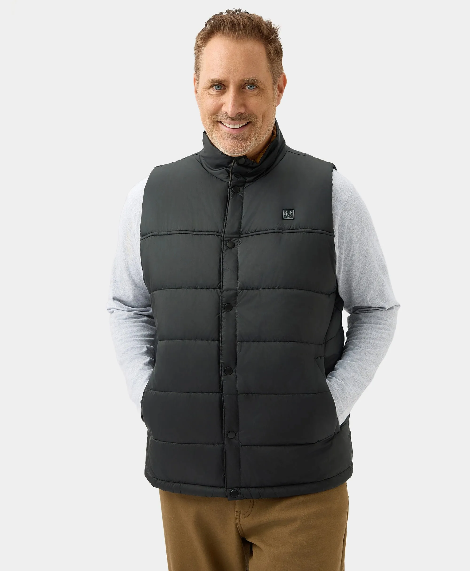 PuffLyte™ Men's Heated Lightweight Vest - Black (Apparel Only)