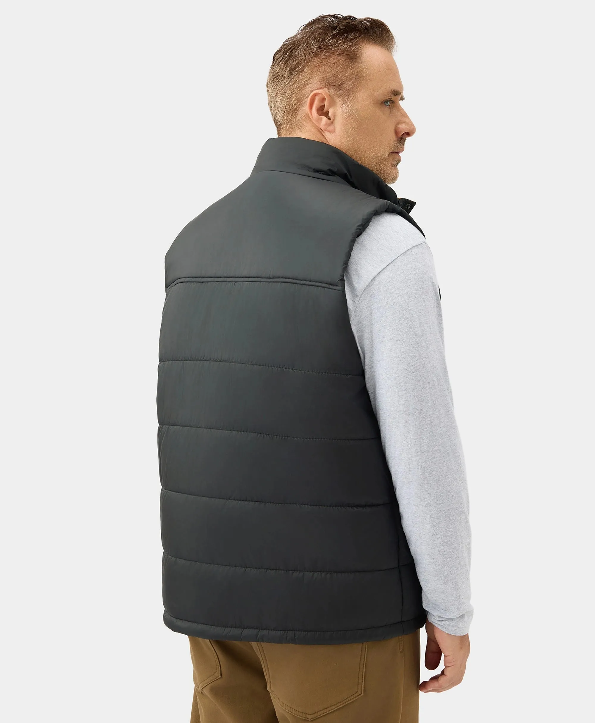 PuffLyte™ Men's Heated Lightweight Vest - Black (Apparel Only)