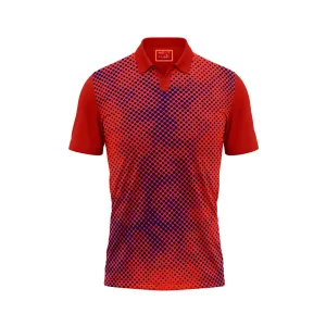 Red Polo Neck Half Sleeve T Shirt Nextprint L117