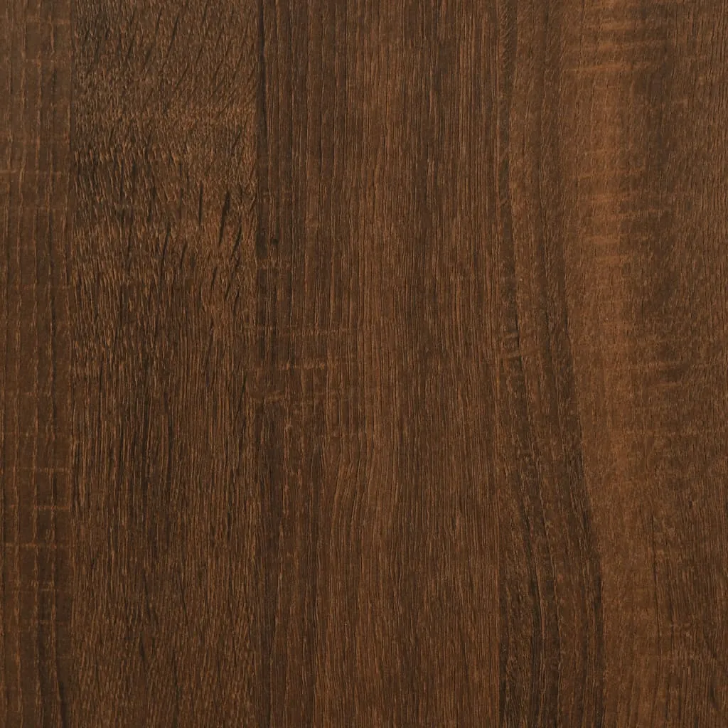 Sideboard Brown Oak 102x32x73.5 cm Engineered Wood