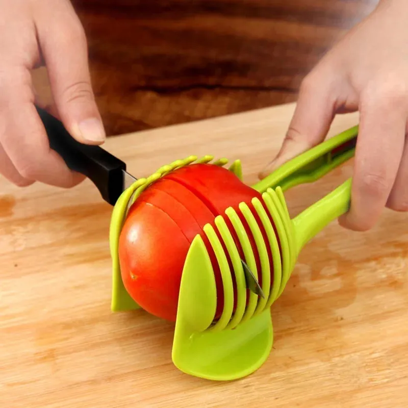 Stainless Steel Handheld Fruit & Vegetable Slicer – Kitchen Cutting Tool