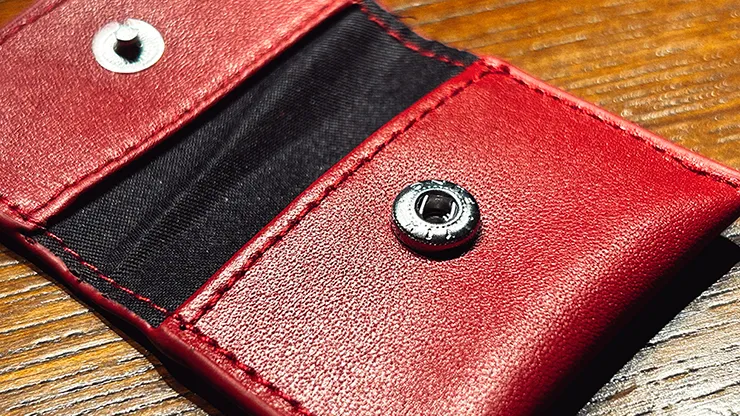 The Cowhide Coin Wallet (Red)