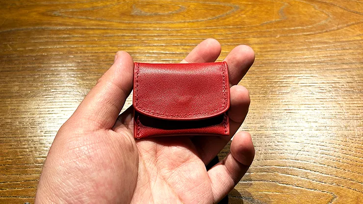 The Cowhide Coin Wallet (Red)