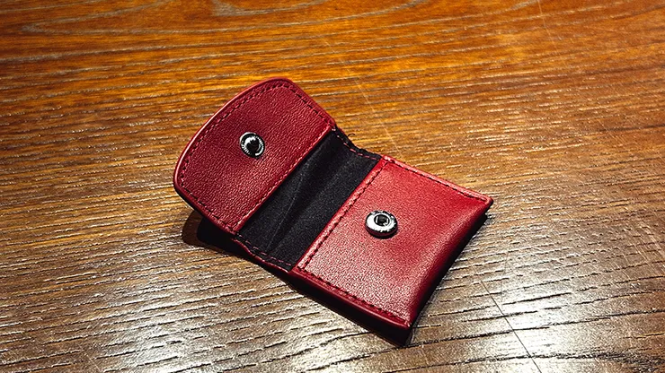 The Cowhide Coin Wallet (Red)